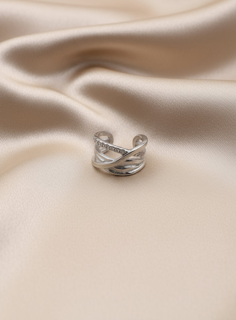 PIERCING EAR CUFF LILA