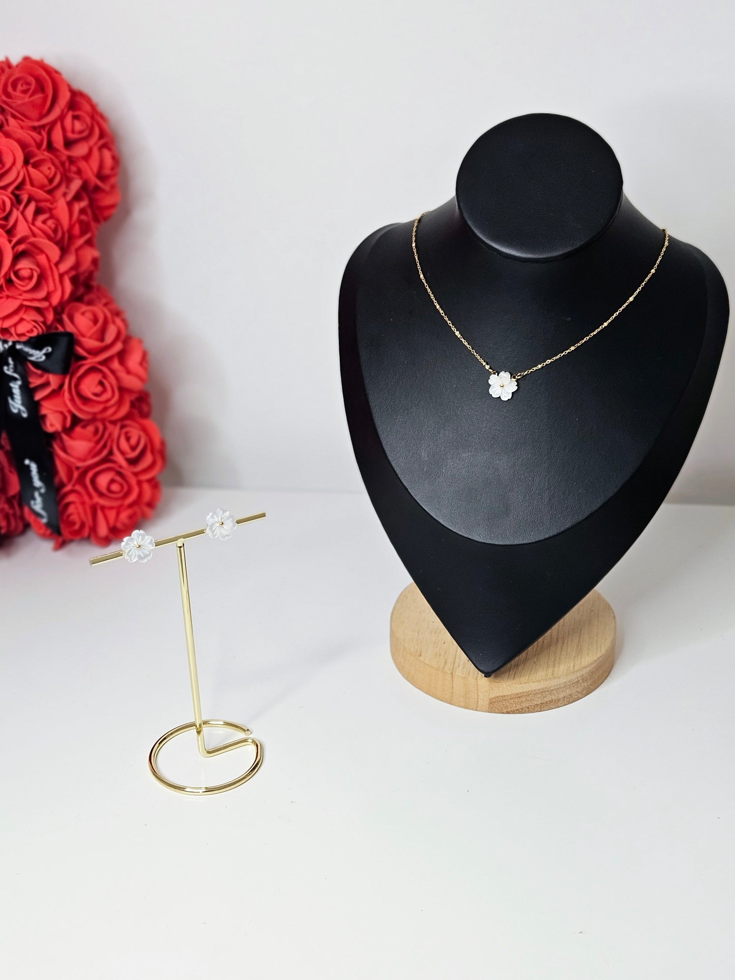 BOUCLE D'OREILLES FLEURS