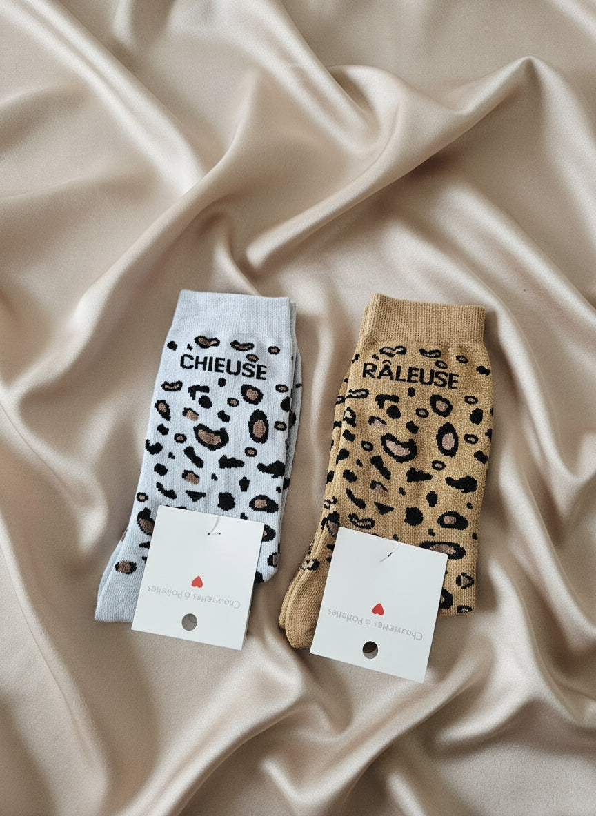CHAUSSETTE LÉOPARD