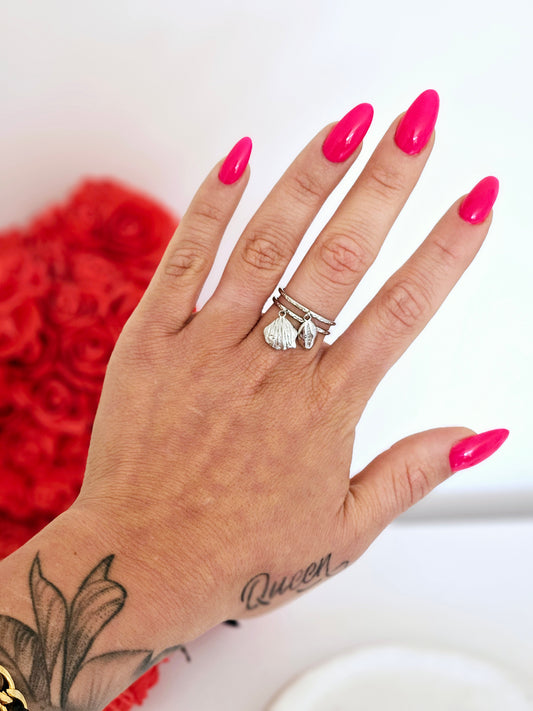 BAGUE BRELOQUE COQUILLAGE