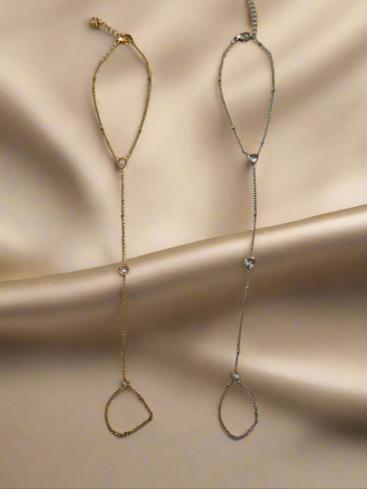 BRACELET BAGUE CŒUR