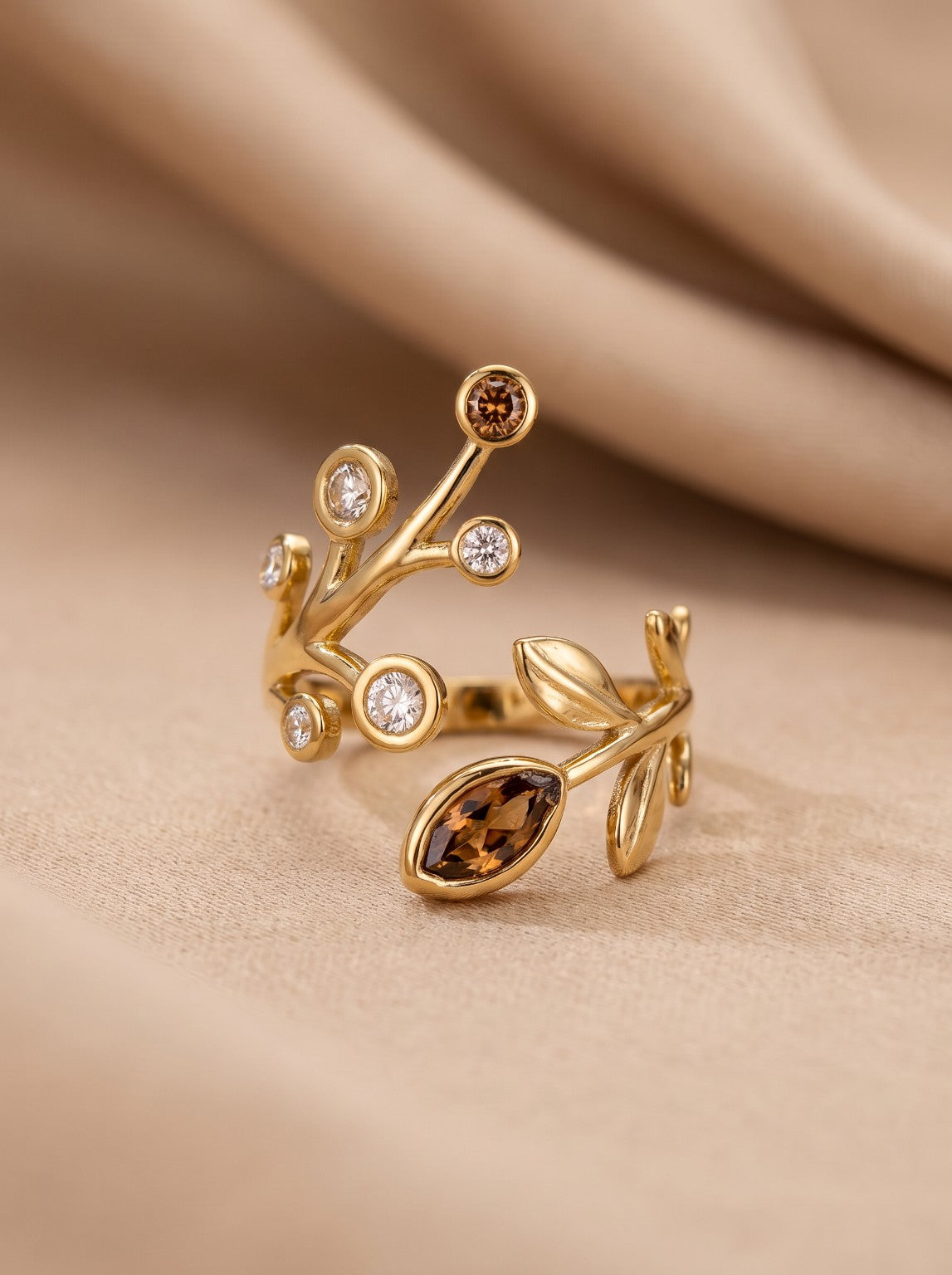 Bague Florine coloris Chocolat