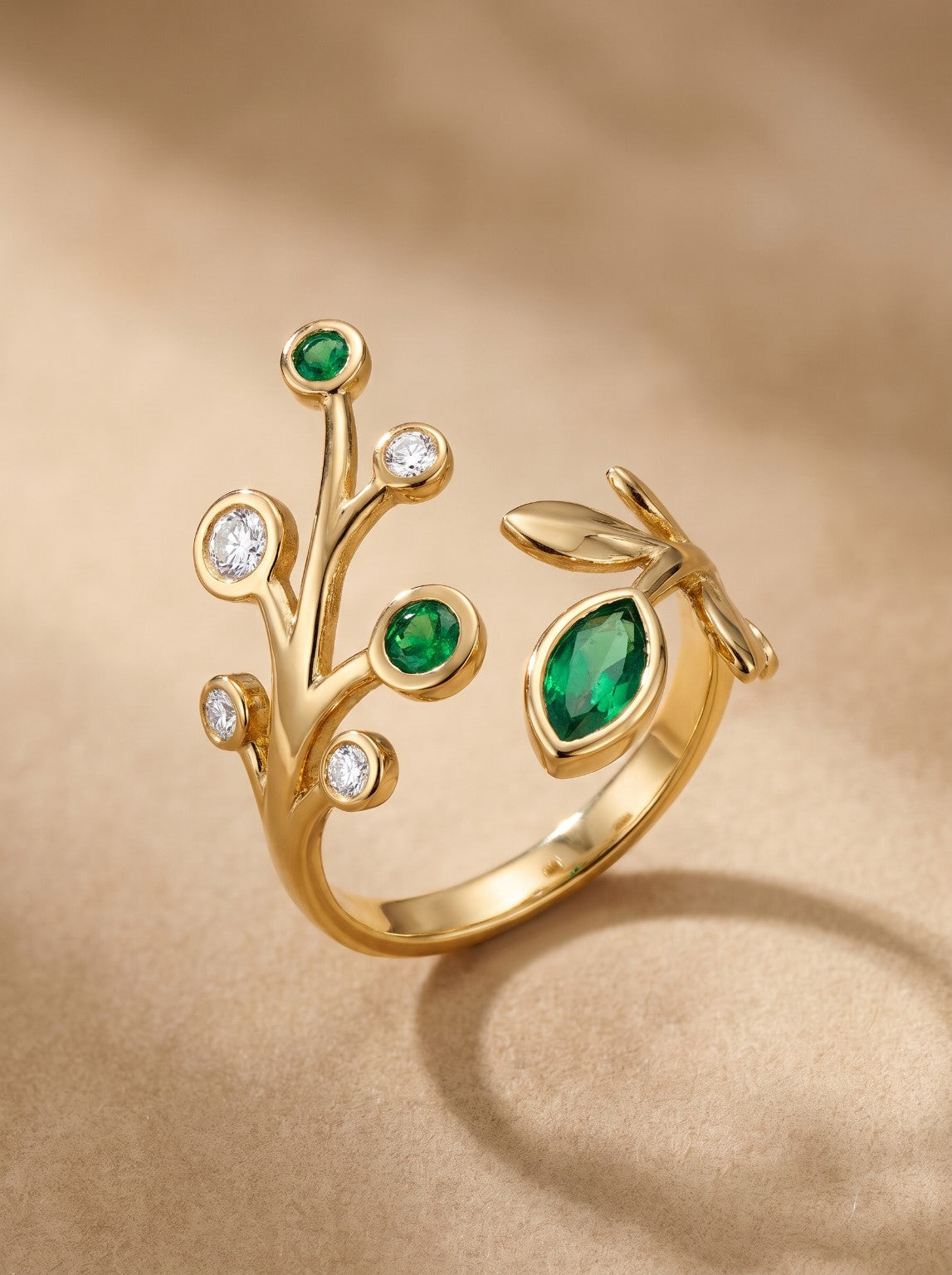 Bague Florine coloris Vert