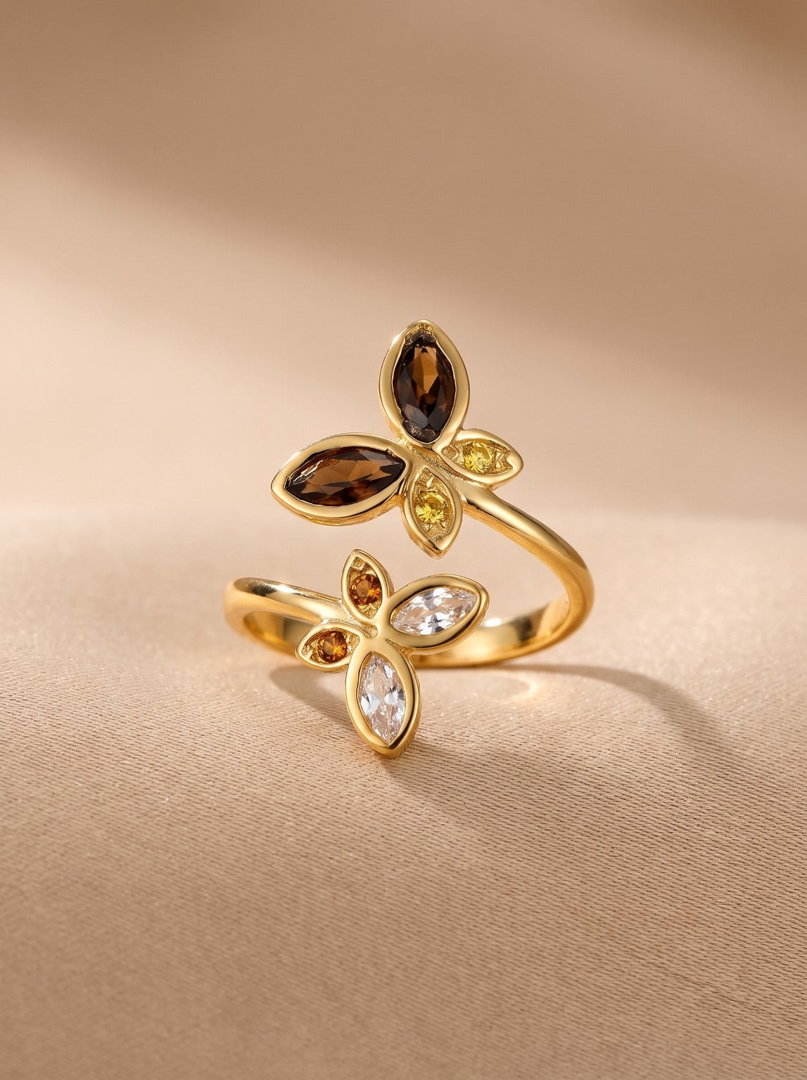 Bague Thaïs chocolat