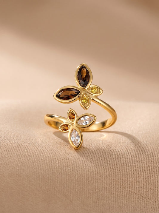 Bague Thaïs chocolat