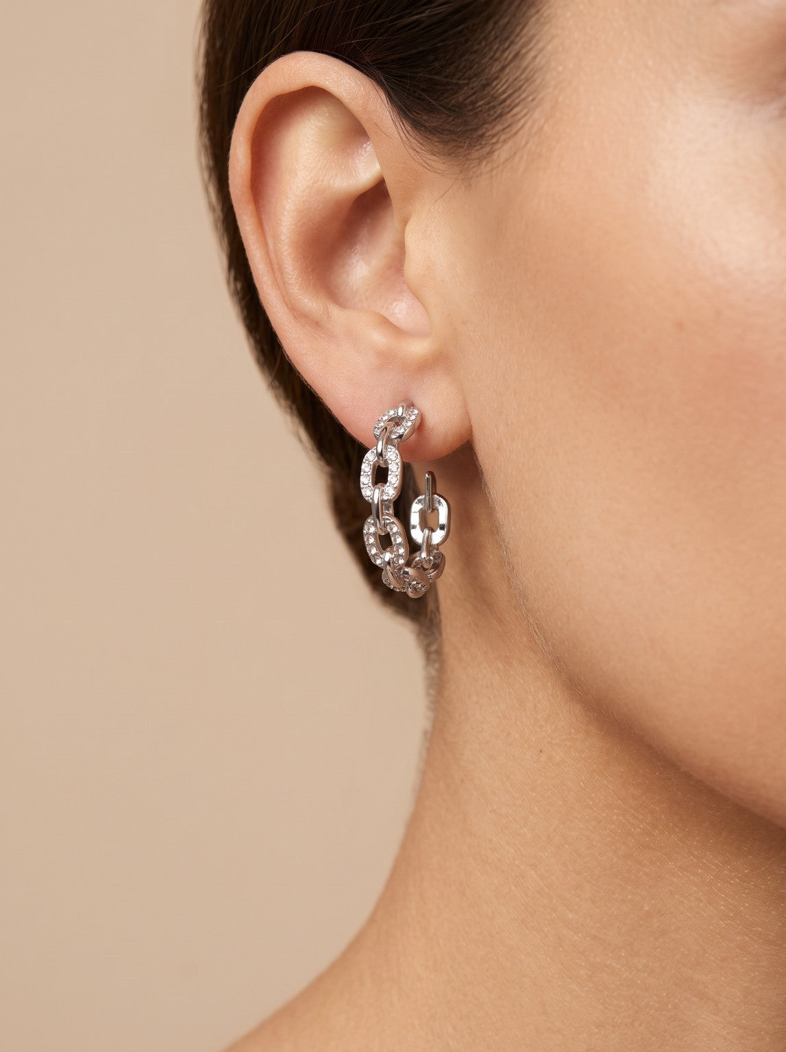 Boucles d’oreilles Naïa – Argentées