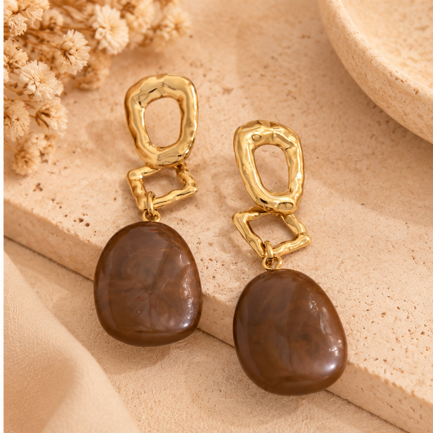 Boucles d’oreilles Lola – Dorées