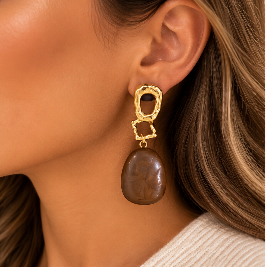 Boucles d’oreilles Lola – Dorées