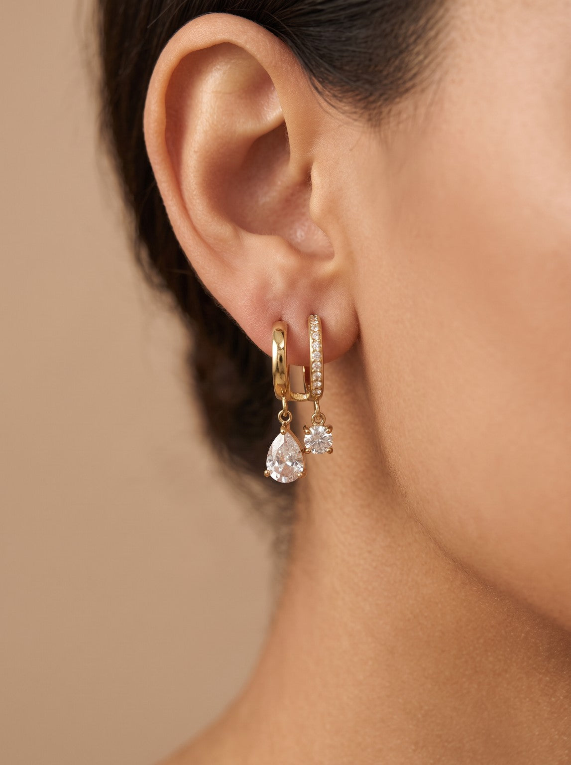 Boucles d’oreilles Soléane – Dorées