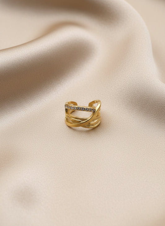 PIERCING EAR CUFF LILA