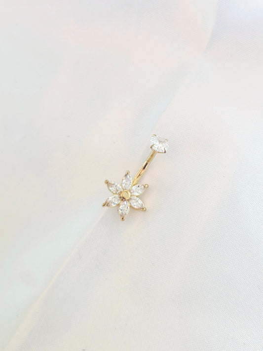 PIERCING NOMBRIL FLEURS