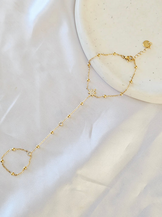 BRACELET BAGUE ETOILE