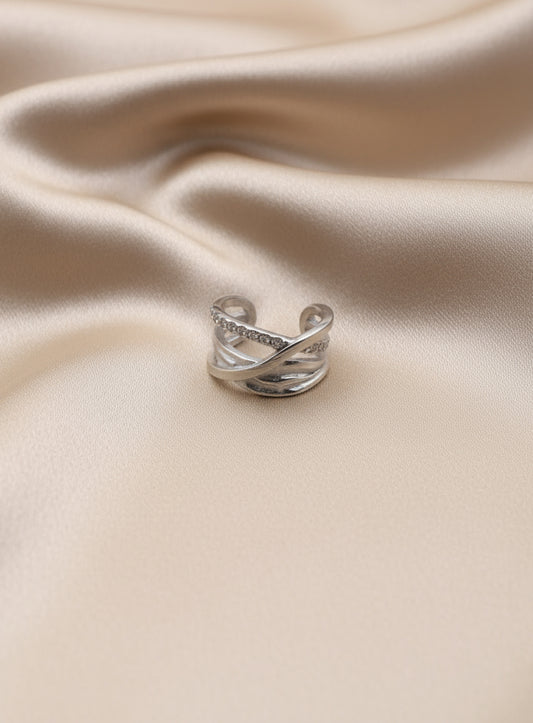 PIERCING EAR CUFF LILA