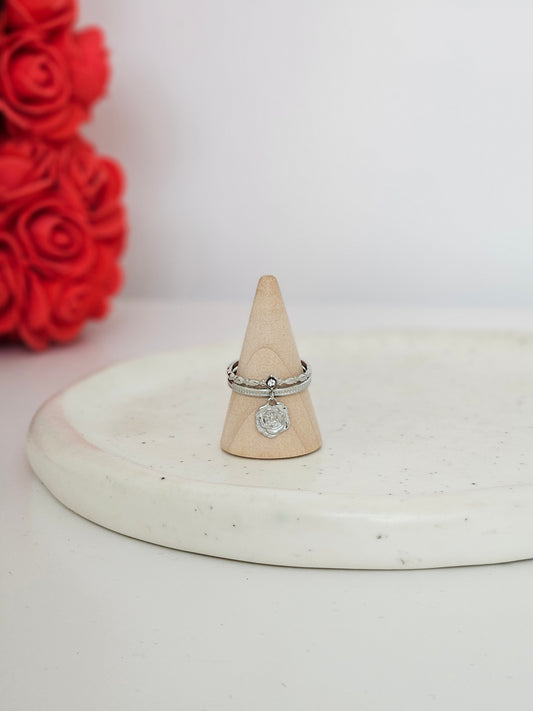 BAGUE ROSACE