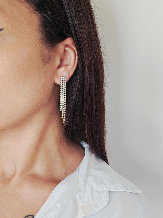 BOUCLES D'OREILLES CRYSTAL