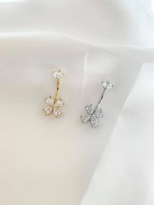 PIERCING NOMBRIL TREFLE